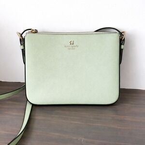 Kate Spade Charlotte Street Irini Crossbody Bag Mint Green Minimalist Festival